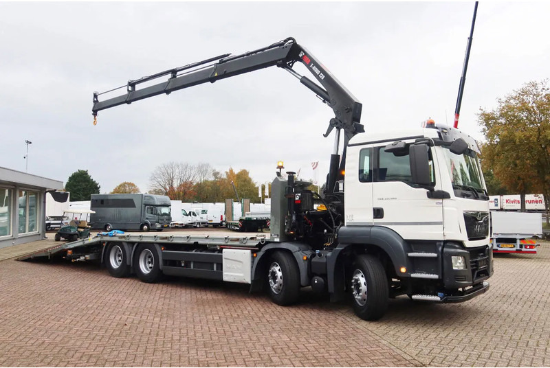 MAN TGS 35.360 Oprijwagen + HIAB 228 E3 Kraan 8x2 - משאית הובלה אוטומטית: תמונה 2 MAN TGS 35.360 Oprijwagen + HIAB 228 E3 Kraan 8x2 - משאית הובלה אוטומטית: תמונה 2