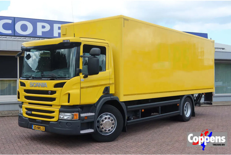 Scania P250 4x2 Bakwagen +Dhollandia klep 1500 kg E6 - משאית תיבה: תמונה 1 Scania P250 4x2 Bakwagen +Dhollandia klep 1500 kg E6 - משאית תיבה: תמונה 1