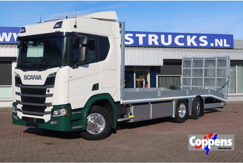 Scania R500 NGS Machine oprijwagen Stuur as. - משאית הובלה אוטומטית: תמונה 1 Scania R500 NGS Machine oprijwagen Stuur as. - משאית הובלה אוטומטית: תמונה 1