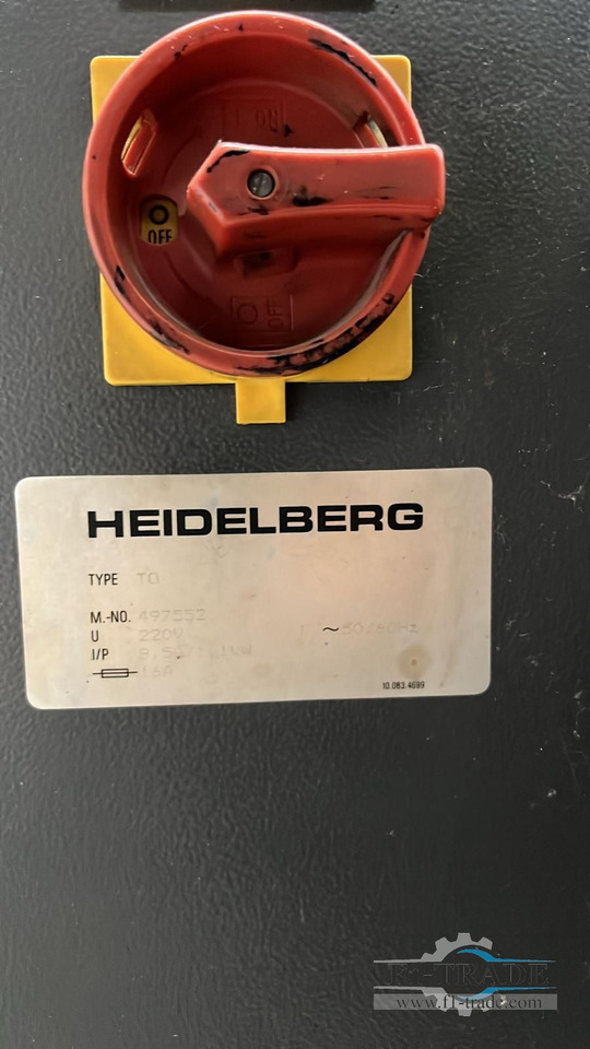 Heidelberg TOK (22Mio.) - מכונת דפוס אופסט: תמונה 5 Heidelberg TOK (22Mio.) - מכונת דפוס אופסט: תמונה 5