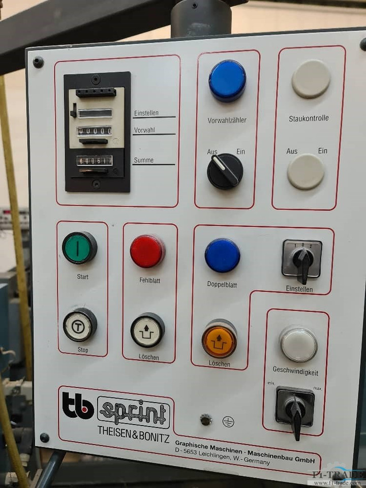 Theisen & Bonitz 315 VP + 303 QS - מכונת הדפסה: תמונה 3 Theisen & Bonitz 315 VP + 303 QS - מכונת הדפסה: תמונה 3