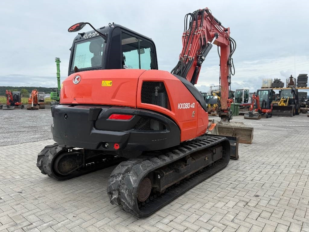 Kubota KX 080-4 - מיני מחפר: תמונה 5 Kubota KX 080-4 - מיני מחפר: תמונה 5