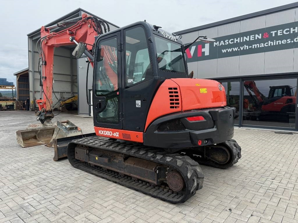 Kubota KX 080-4 - מיני מחפר: תמונה 3 Kubota KX 080-4 - מיני מחפר: תמונה 3