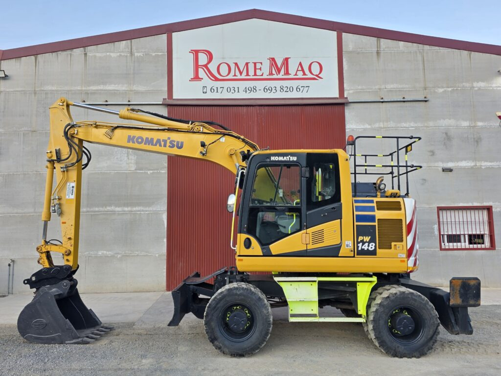 KOMATSU PW148-11 - מחפר גלגלים: תמונה 1 KOMATSU PW148-11 - מחפר גלגלים: תמונה 1