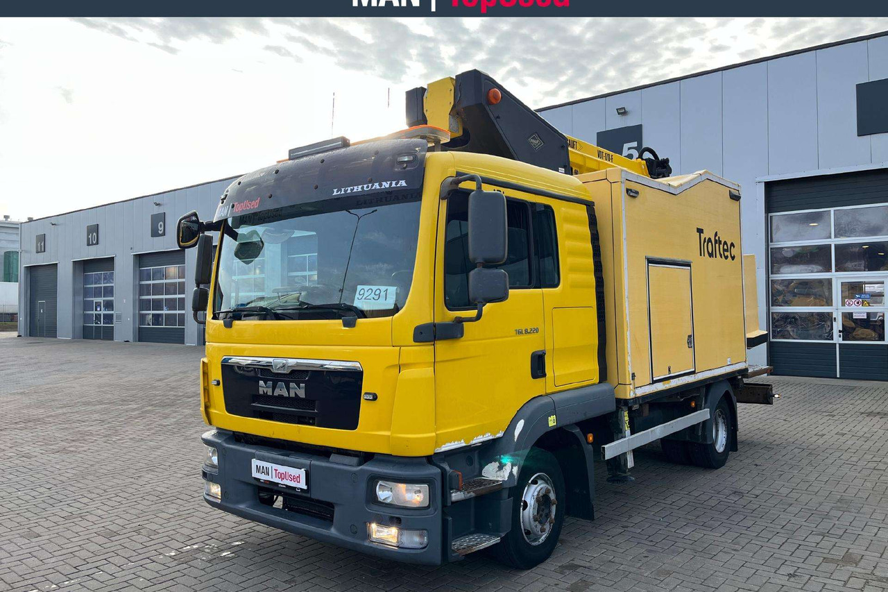 MAN 8.220 4X2 bokštelis(9291) - משאית מנוף: תמונה 1 MAN 8.220 4X2 bokštelis(9291) - משאית מנוף: תמונה 1