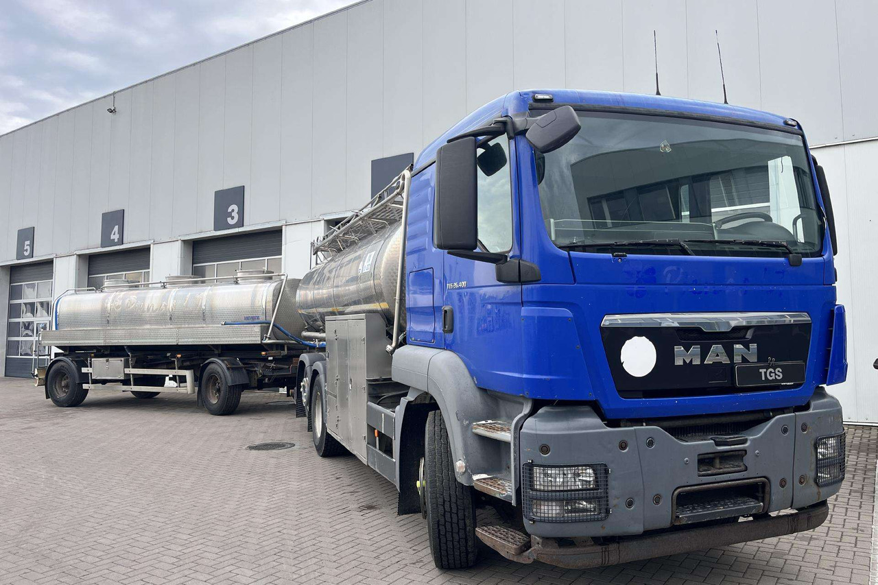 MAN TGS 26.400 6X2-2 Plandex (08632) - משאית מכל: תמונה 1 MAN TGS 26.400 6X2-2 Plandex (08632) - משאית מכל: תמונה 1