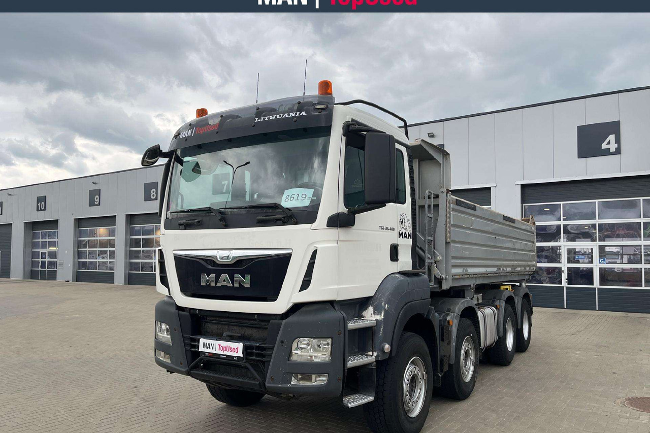 MAN TGS 35.480 8X4 BB Meiller Kipper (8619) - מזהיר: תמונה 1 MAN TGS 35.480 8X4 BB Meiller Kipper (8619) - מזהיר: תמונה 1