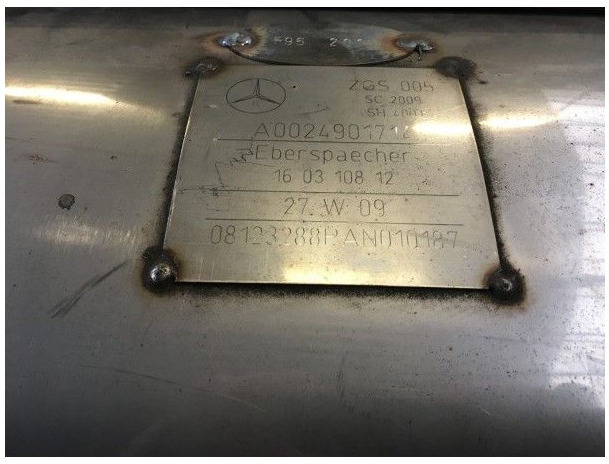 Katalysator EURO 5 Mercedes Vario, Atego - A0024901714 0024901714 - ממיר קטליטי עבור משאית: תמונה 5 Katalysator EURO 5 Mercedes Vario, Atego - A0024901714 0024901714 - ממיר קטליטי עבור משאית: תמונה 5