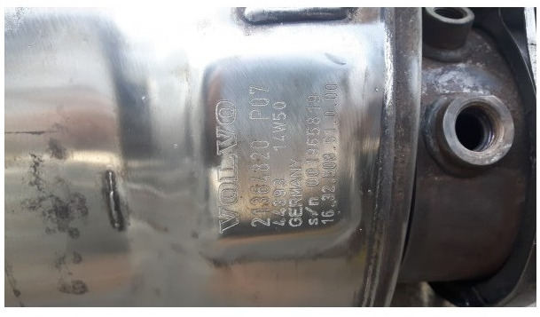 Katalysator SCR Euro 6 VOLVO FH4 / RENAULT Serie T - 21364820 - ממיר קטליטי עבור משאית: תמונה 5 Katalysator SCR Euro 6 VOLVO FH4 / RENAULT Serie T - 21364820 - ממיר קטליטי עבור משאית: תמונה 5
