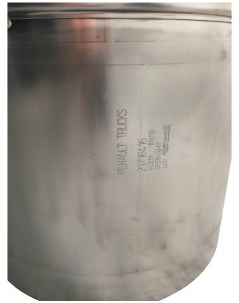 Rußpartikelfilter,Partikelfilter,DPF RENAULT Seria T, Gama T EURO 6 - 21716416 23135543 7421570847 - מערכת פליטה עבור משאית: תמונה 3 Rußpartikelfilter,Partikelfilter,DPF RENAULT Seria T, Gama T EURO 6 - 21716416 23135543 7421570847 - מערכת פליטה עבור משאית: תמונה 3