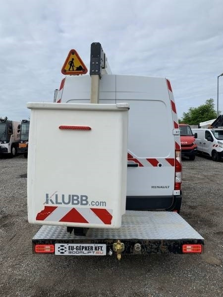 פלטפורמה אווירית מותקנת על משאית Renault Master Klubb K32 - 12,5 m, 120 kg: תמונה 8