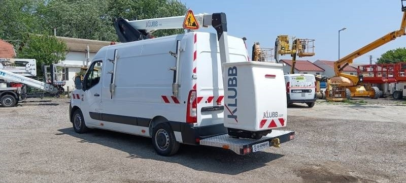 פלטפורמה אווירית מותקנת על משאית Renault Master Klubb KL32 - 12,5 m, 120 kg: תמונה 7