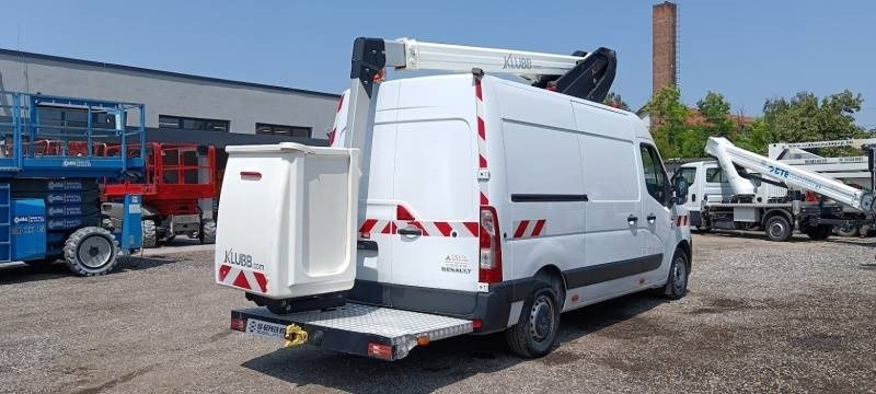 פלטפורמה אווירית מותקנת על משאית Renault Master Klubb KL32 - 12,5 m, 120 kg: תמונה 6