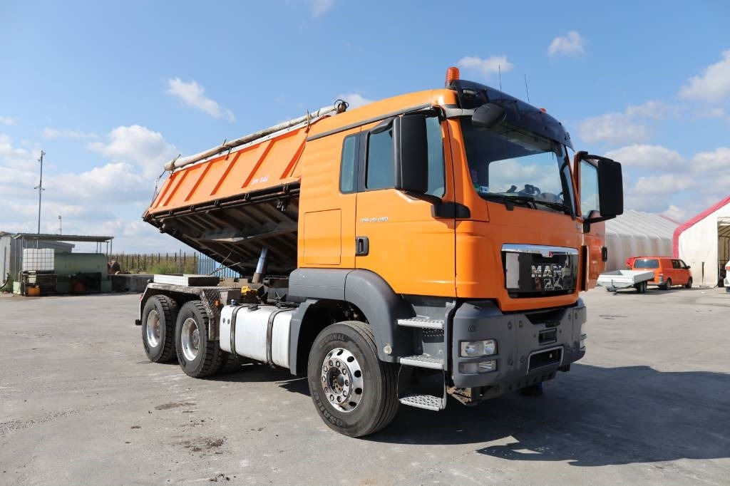 מזהיר MAN TGS 26.480 6x4 BL With KEMPF Germany tipper body –: תמונה 12