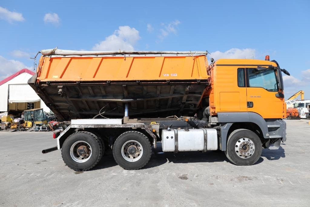 מזהיר MAN TGS 26.480 6x4 BL With KEMPF Germany tipper body –: תמונה 11