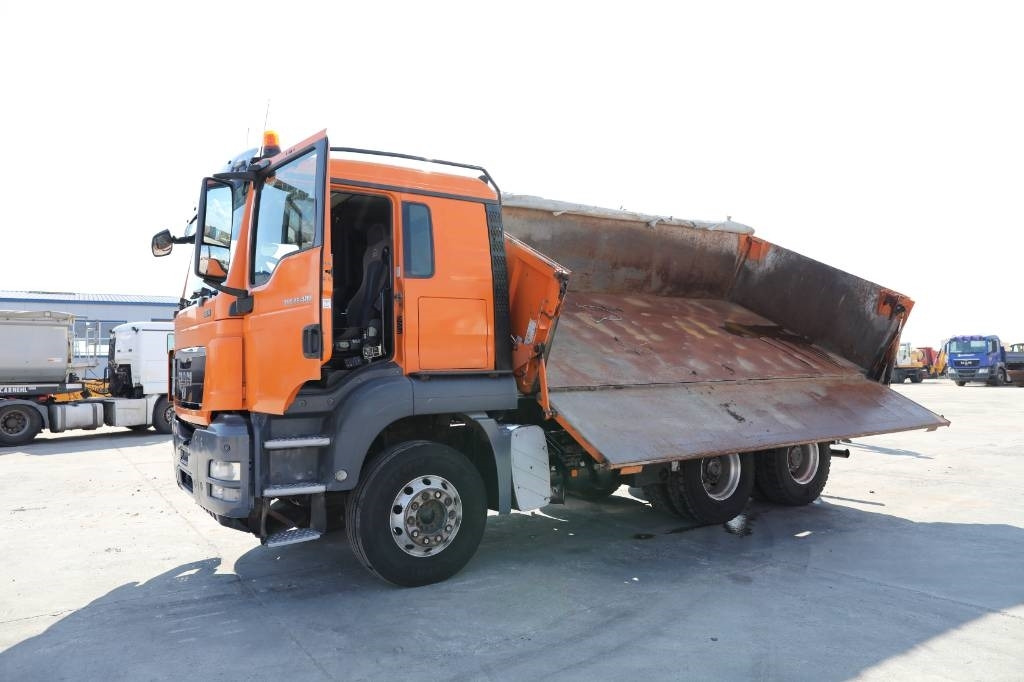 מזהיר MAN TGS 26.480 6x4 BL With KEMPF Germany tipper body –: תמונה 9