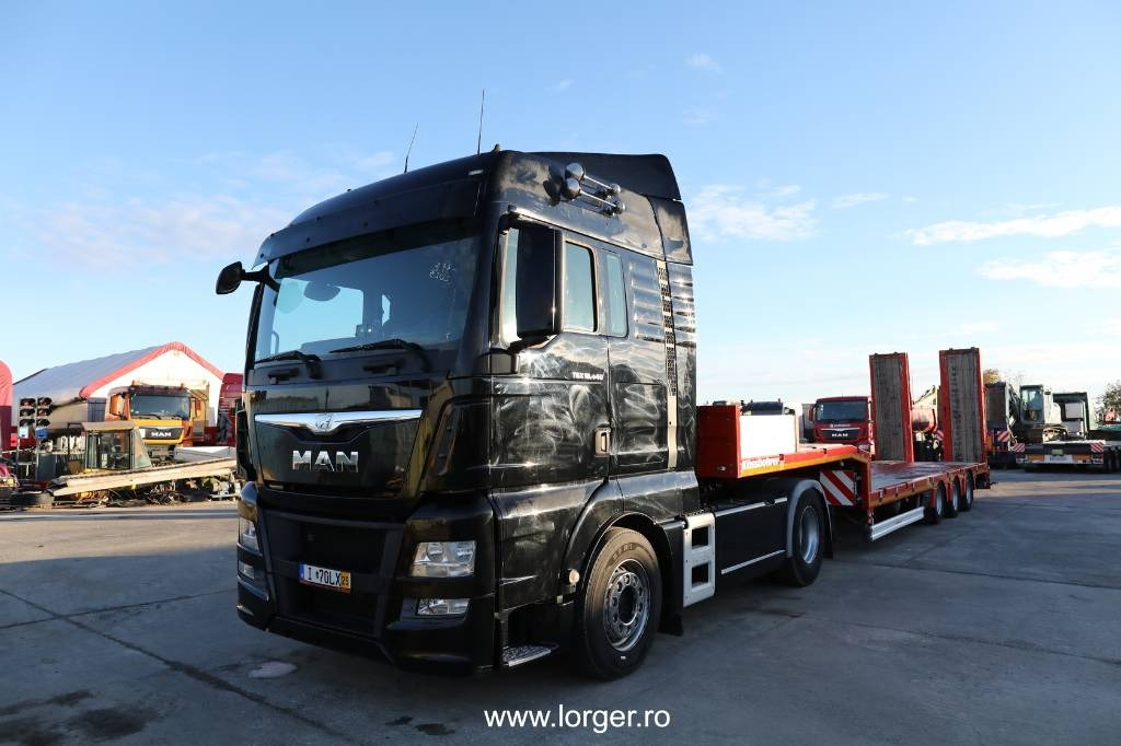 MAN TGX 18.440 4x2 BLS + Trailer Kässbohrer LB3 Lowbed - יחידת טרקטור: תמונה 1 MAN TGX 18.440 4x2 BLS + Trailer Kässbohrer LB3 Lowbed - יחידת טרקטור: תמונה 1