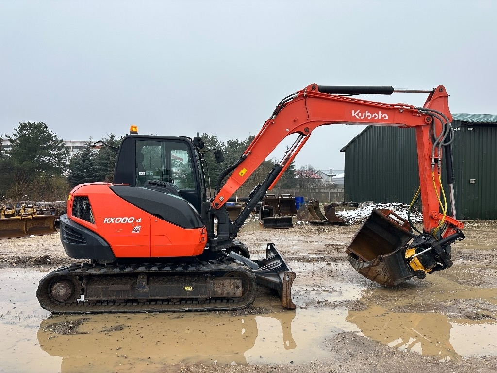 Kubota KX 080-4 ENGCON - מיני מחפר: תמונה 5 Kubota KX 080-4 ENGCON - מיני מחפר: תמונה 5
