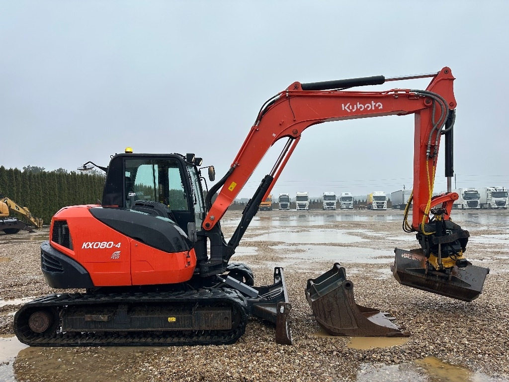 Kubota KX 080-4 ENGCON - מיני מחפר: תמונה 5 Kubota KX 080-4 ENGCON - מיני מחפר: תמונה 5
