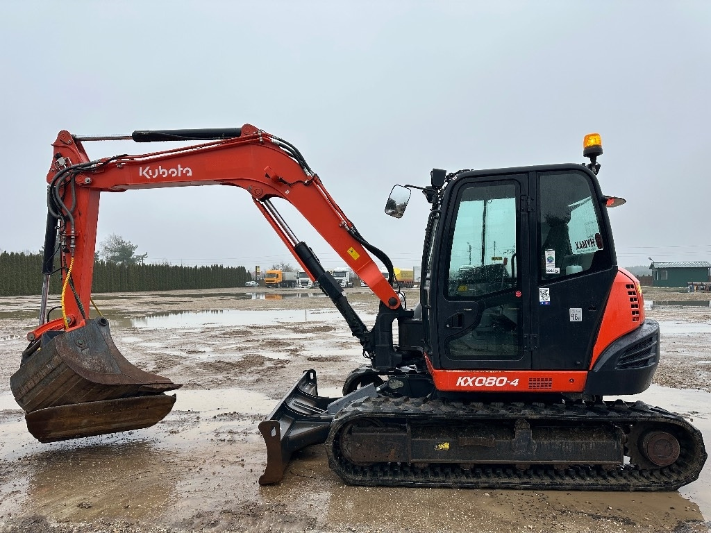 Kubota KX 080-4 ENGCON - מיני מחפר: תמונה 2 Kubota KX 080-4 ENGCON - מיני מחפר: תמונה 2