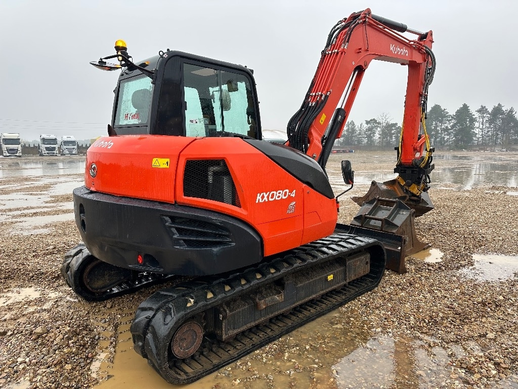 Kubota KX 080-4 ENGCON - מיני מחפר: תמונה 4 Kubota KX 080-4 ENGCON - מיני מחפר: תמונה 4