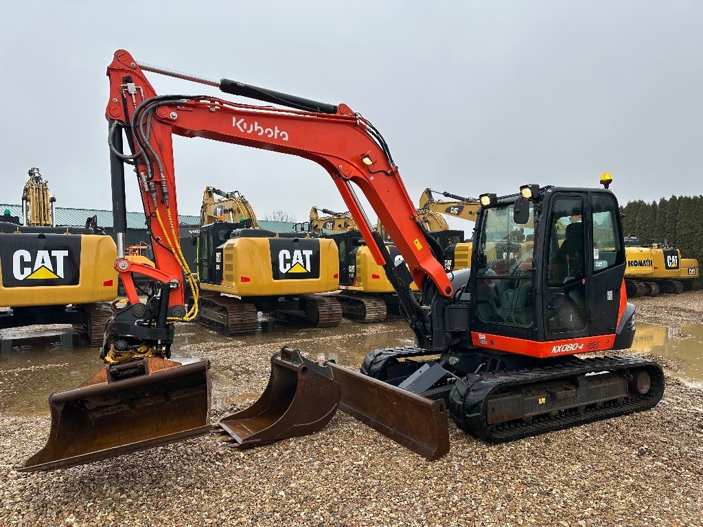 Kubota KX 080-4 ENGCON - מיני מחפר: תמונה 1 Kubota KX 080-4 ENGCON - מיני מחפר: תמונה 1
