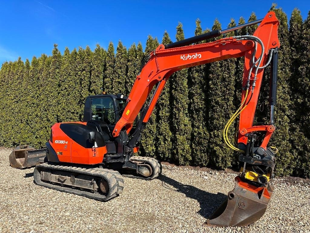 Kubota KX 080-4 - מיני מחפר: תמונה 5 Kubota KX 080-4 - מיני מחפר: תמונה 5