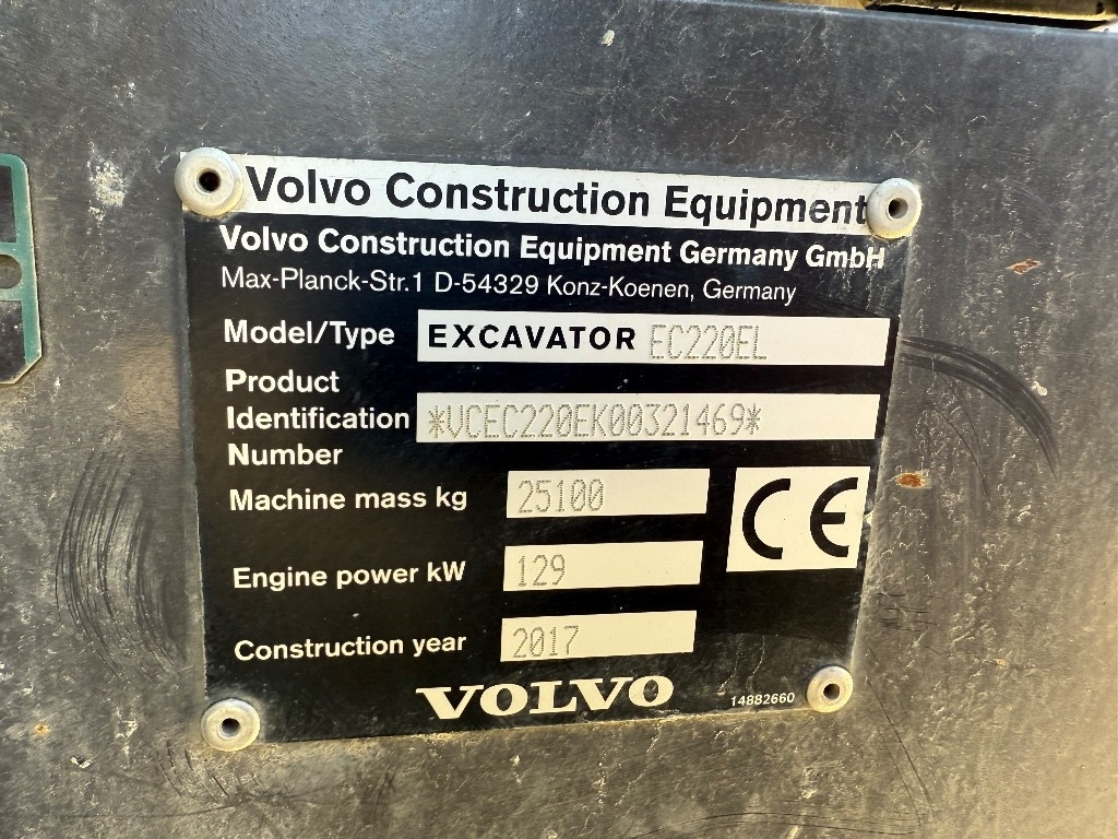 מחפר סורק Volvo EC 220 EL: תמונה 27
