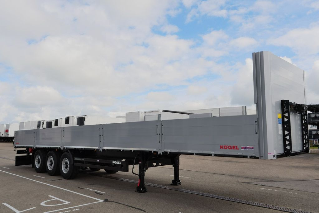 Kögel SN24/ BW 800 mm/144 x rungent. BPW/ LENKACHSE - סמיטריילר צד נופל/ שטוח: תמונה 2 Kögel SN24/ BW 800 mm/144 x rungent. BPW/ LENKACHSE - סמיטריילר צד נופל/ שטוח: תמונה 2