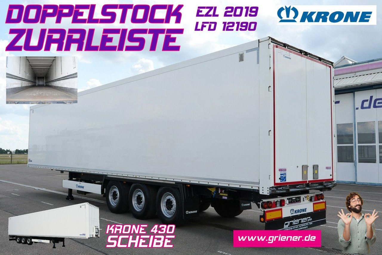 Krone SD 27/ DOPPELSTOCK / ZURRLEISTE / TOP /mehrfach - סמיטריילר בתיבה סגורה: תמונה 1 Krone SD 27/ DOPPELSTOCK / ZURRLEISTE / TOP /mehrfach - סמיטריילר בתיבה סגורה: תמונה 1