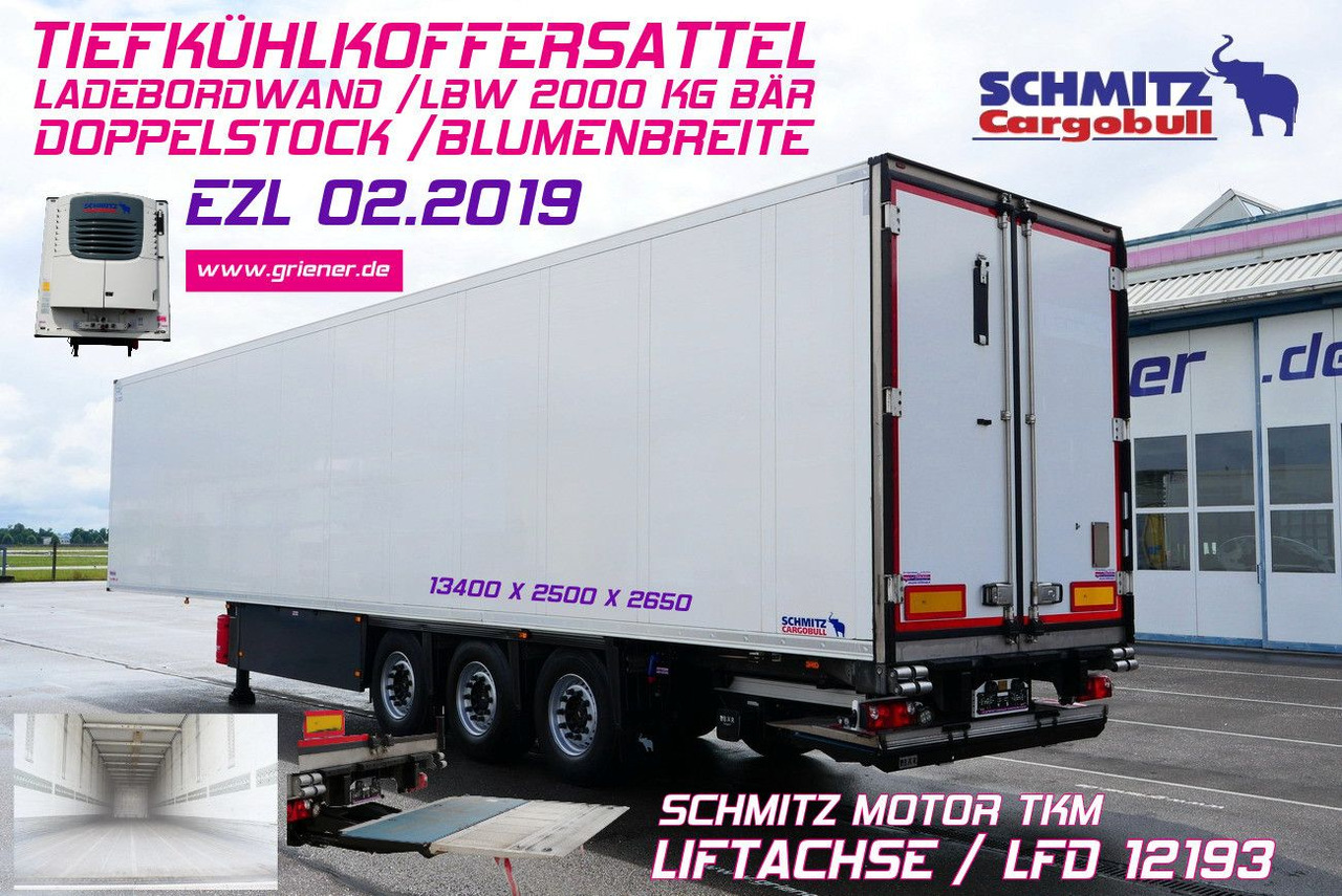 Schmitz Cargobull SKO 24/ LBW 2000 kg /BLUMEN FP 45 / TK TKM / DS - סמיטריילר בתיבה סגורה: תמונה 1 Schmitz Cargobull SKO 24/ LBW 2000 kg /BLUMEN FP 45 / TK TKM / DS - סמיטריילר בתיבה סגורה: תמונה 1