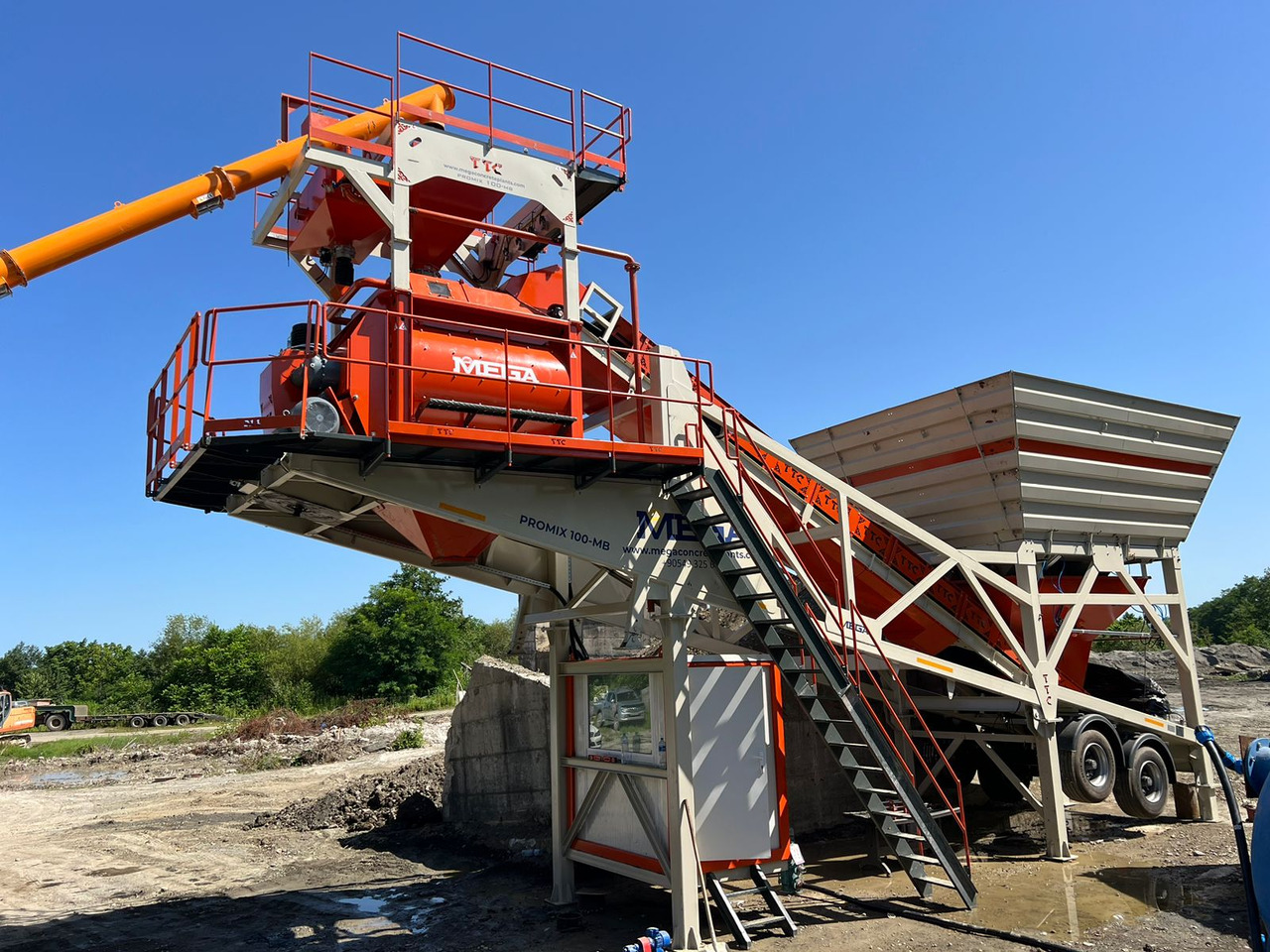 MEGA Mobile Concrete Plant Promix-100.MB - מנחית בטון: תמונה 1 MEGA Mobile Concrete Plant Promix-100.MB - מנחית בטון: תמונה 1