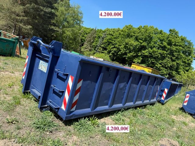 Abrollcontainer Stahl 20-24 m³/Heckklappe - מכולת גלגול: תמונה 1 Abrollcontainer Stahl 20-24 m³/Heckklappe - מכולת גלגול: תמונה 1