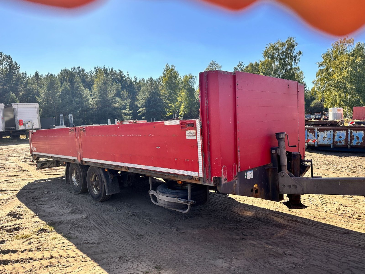 Fliegl TPS 18 - קרון נגרר צד נופל/ שטוח: תמונה 2 Fliegl TPS 18 - קרון נגרר צד נופל/ שטוח: תמונה 2