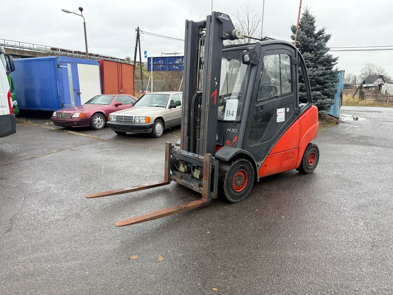Linde H40 - מלגזת סולר: תמונה 4 Linde H40 - מלגזת סולר: תמונה 4