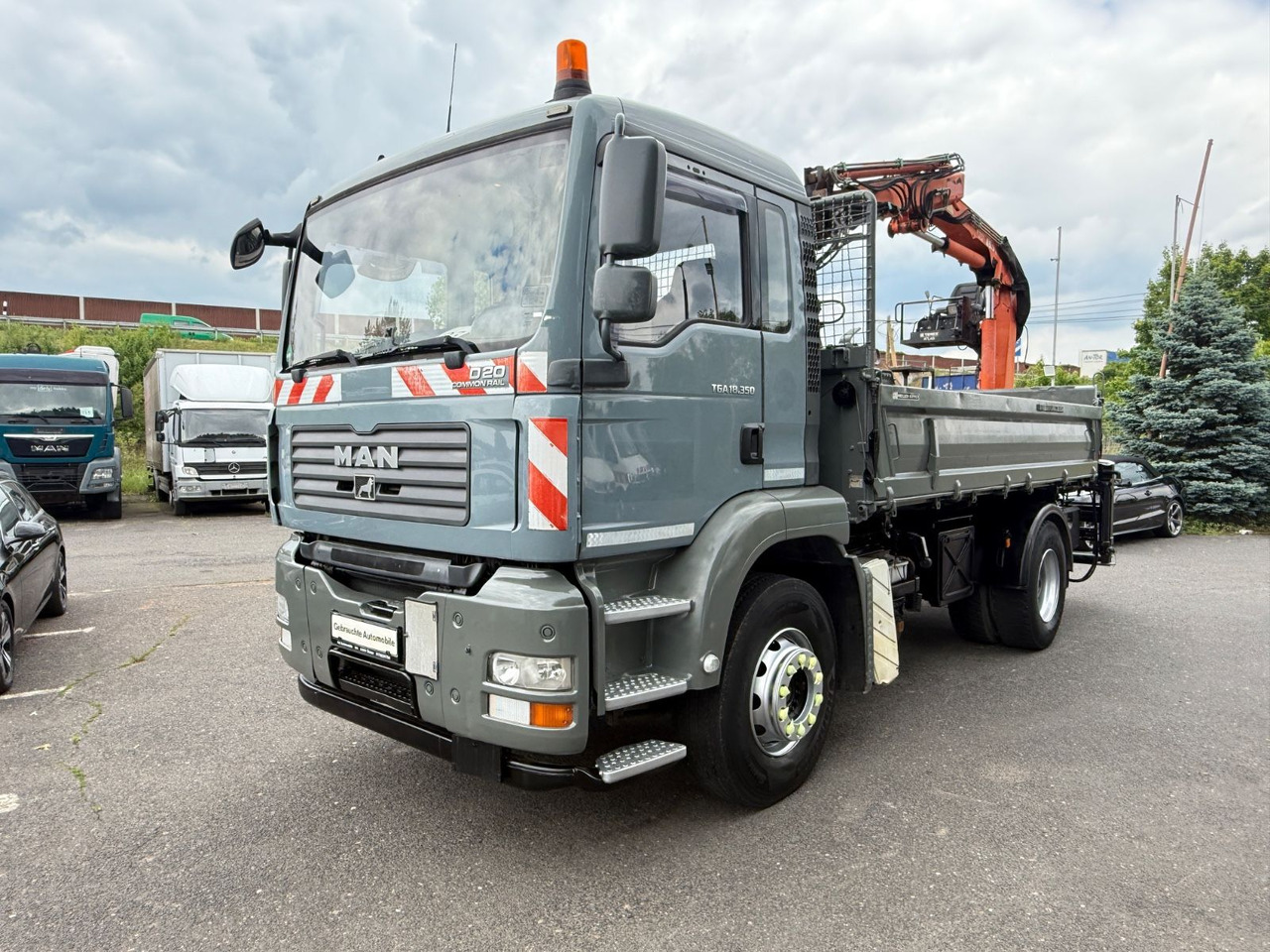 MAN TGA 18.350 Kran Terex - מזהיר, משאית מנוף: תמונה 2 MAN TGA 18.350 Kran Terex - מזהיר, משאית מנוף: תמונה 2