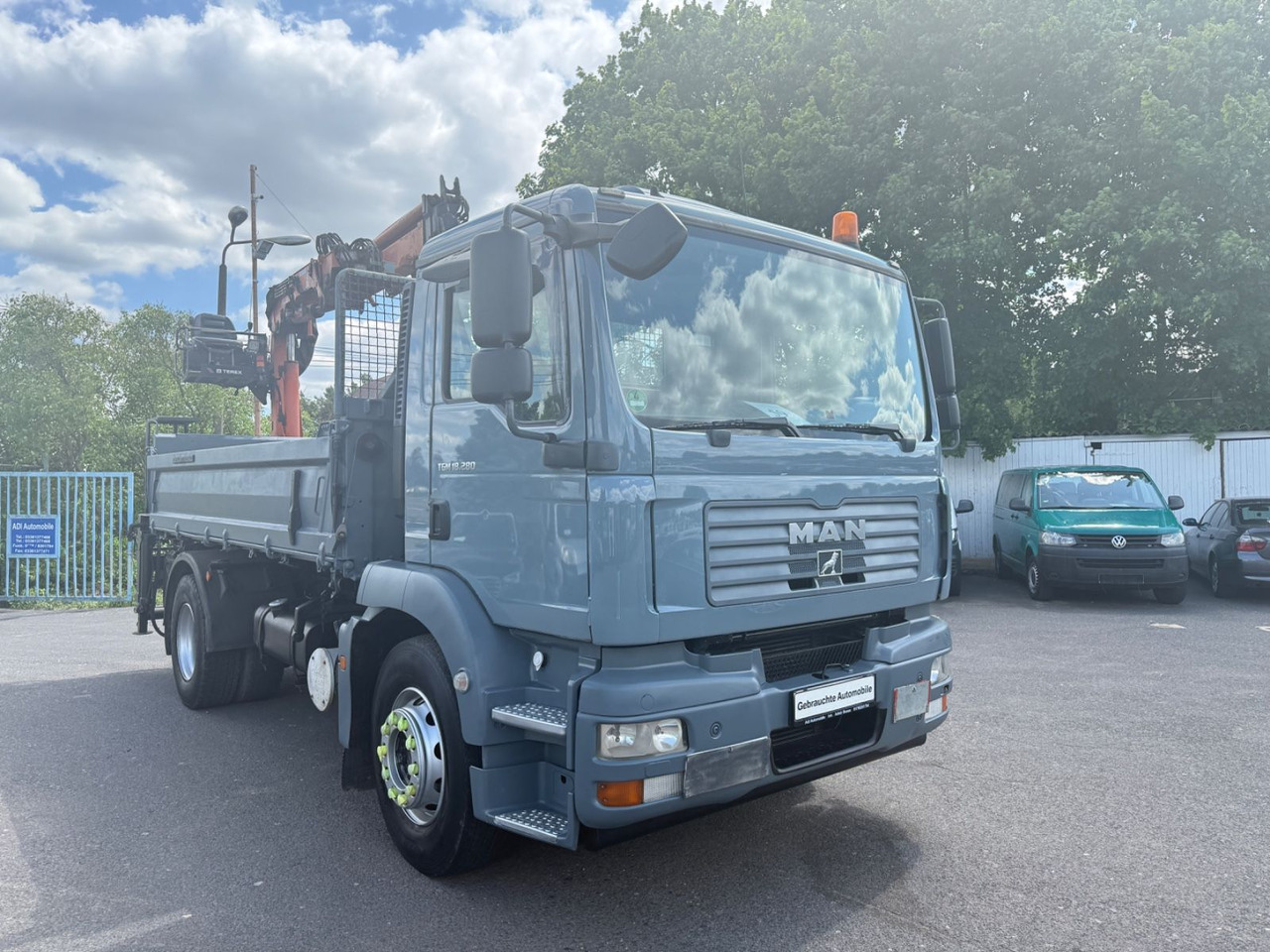 MAN TGM 8.280 Kipper Kran Atlas 85.2 - מזהיר, משאית מנוף: תמונה 2 MAN TGM 8.280 Kipper Kran Atlas 85.2 - מזהיר, משאית מנוף: תמונה 2
