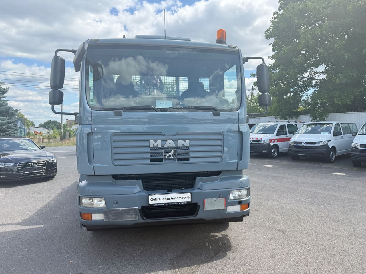 MAN TGM 8.280 Kipper Kran Atlas 85.2 - מזהיר, משאית מנוף: תמונה 1 MAN TGM 8.280 Kipper Kran Atlas 85.2 - מזהיר, משאית מנוף: תמונה 1