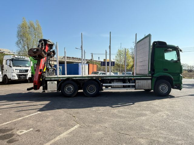 Mercedes-Benz Actros 2571 Holztransporter mit Kran - משאית עץ, משאית מנוף: תמונה 5 Mercedes-Benz Actros 2571 Holztransporter mit Kran - משאית עץ, משאית מנוף: תמונה 5