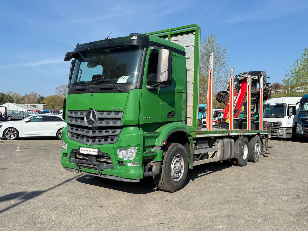 Mercedes-Benz Actros 2571 Holztransporter mit Kran - משאית עץ, משאית מנוף: תמונה 3 Mercedes-Benz Actros 2571 Holztransporter mit Kran - משאית עץ, משאית מנוף: תמונה 3