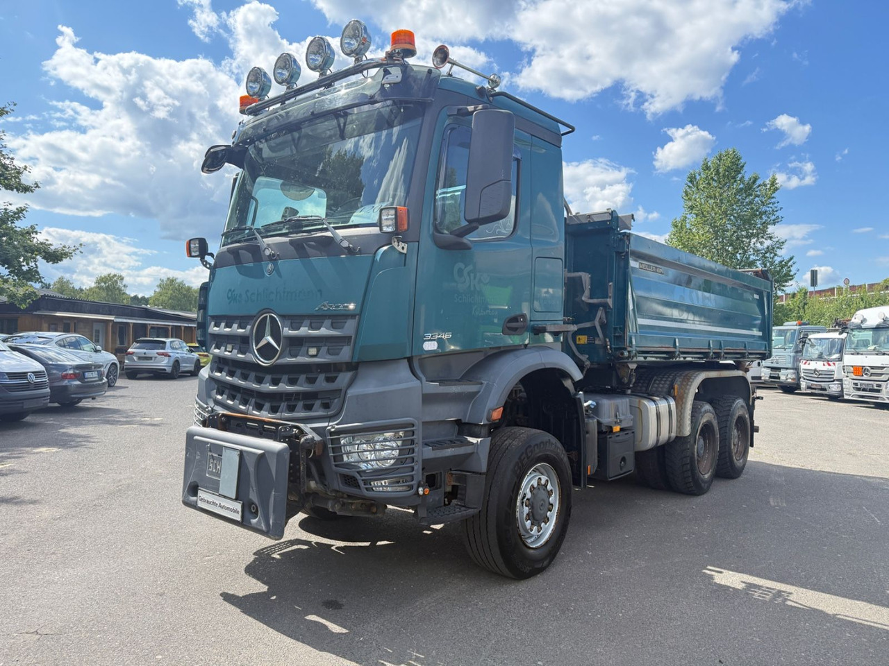 Mercedes-Benz Arocs 3346 Kipper 6x6 - מזהיר: תמונה 3 Mercedes-Benz Arocs 3346 Kipper 6x6 - מזהיר: תמונה 3
