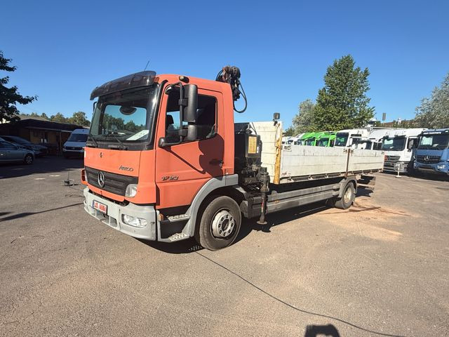 Mercedes-Benz Atego 1223 mit Kran MKG HLK 76 - משאית צד נופל/ שטוחה, משאית מנוף: תמונה 3 Mercedes-Benz Atego 1223 mit Kran MKG HLK 76 - משאית צד נופל/ שטוחה, משאית מנוף: תמונה 3