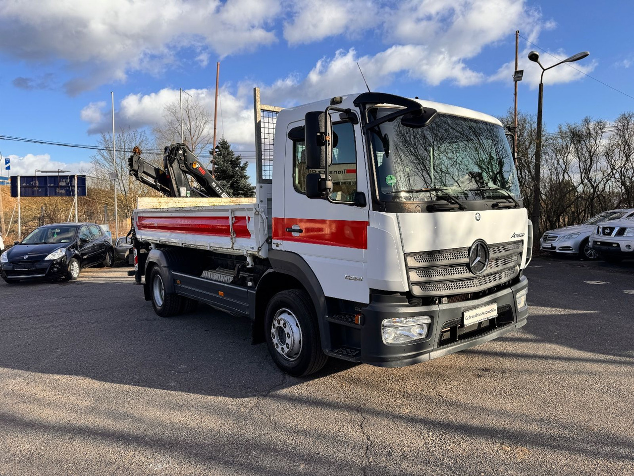 Mercedes-Benz Atego 1224 Kipper - Kran - מזהיר, משאית מנוף: תמונה 2 Mercedes-Benz Atego 1224 Kipper - Kran - מזהיר, משאית מנוף: תמונה 2