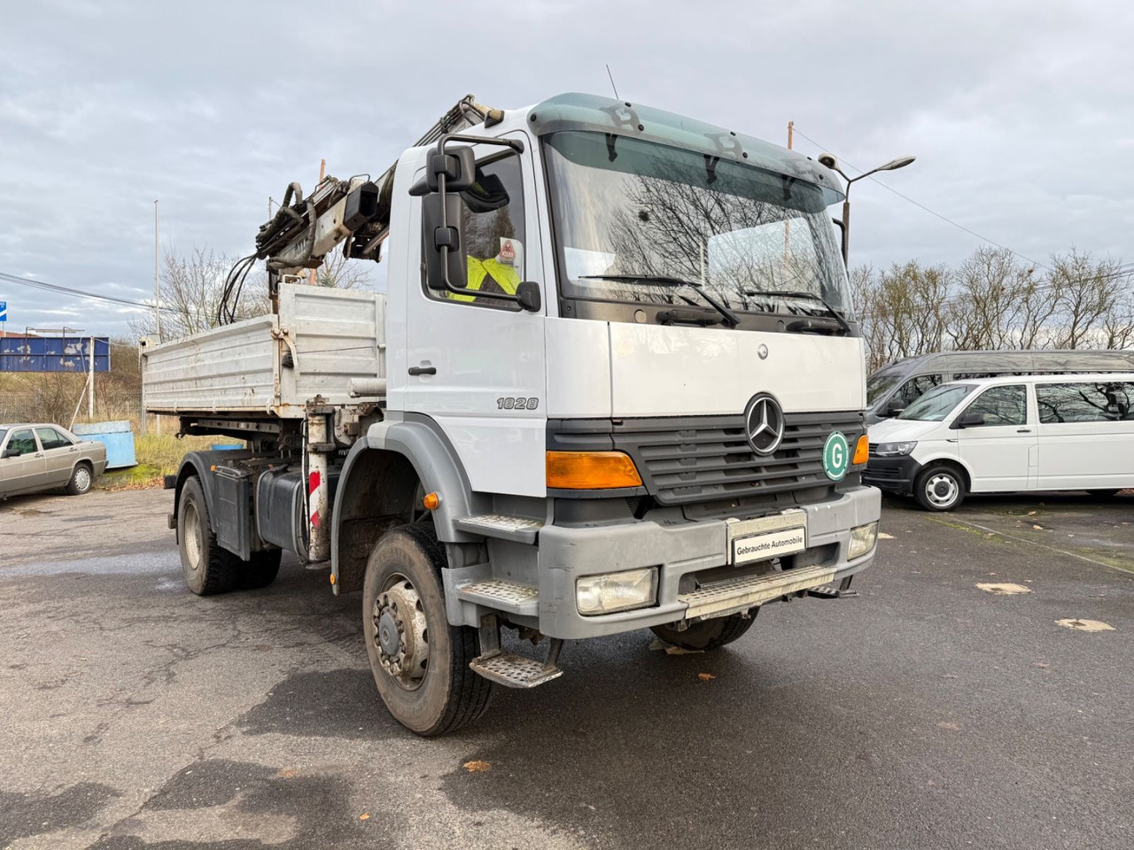 Mercedes-Benz Atego 1828 4x4 Kipper-Kran Atlas - מזהיר, משאית מנוף: תמונה 3 Mercedes-Benz Atego 1828 4x4 Kipper-Kran Atlas - מזהיר, משאית מנוף: תמונה 3