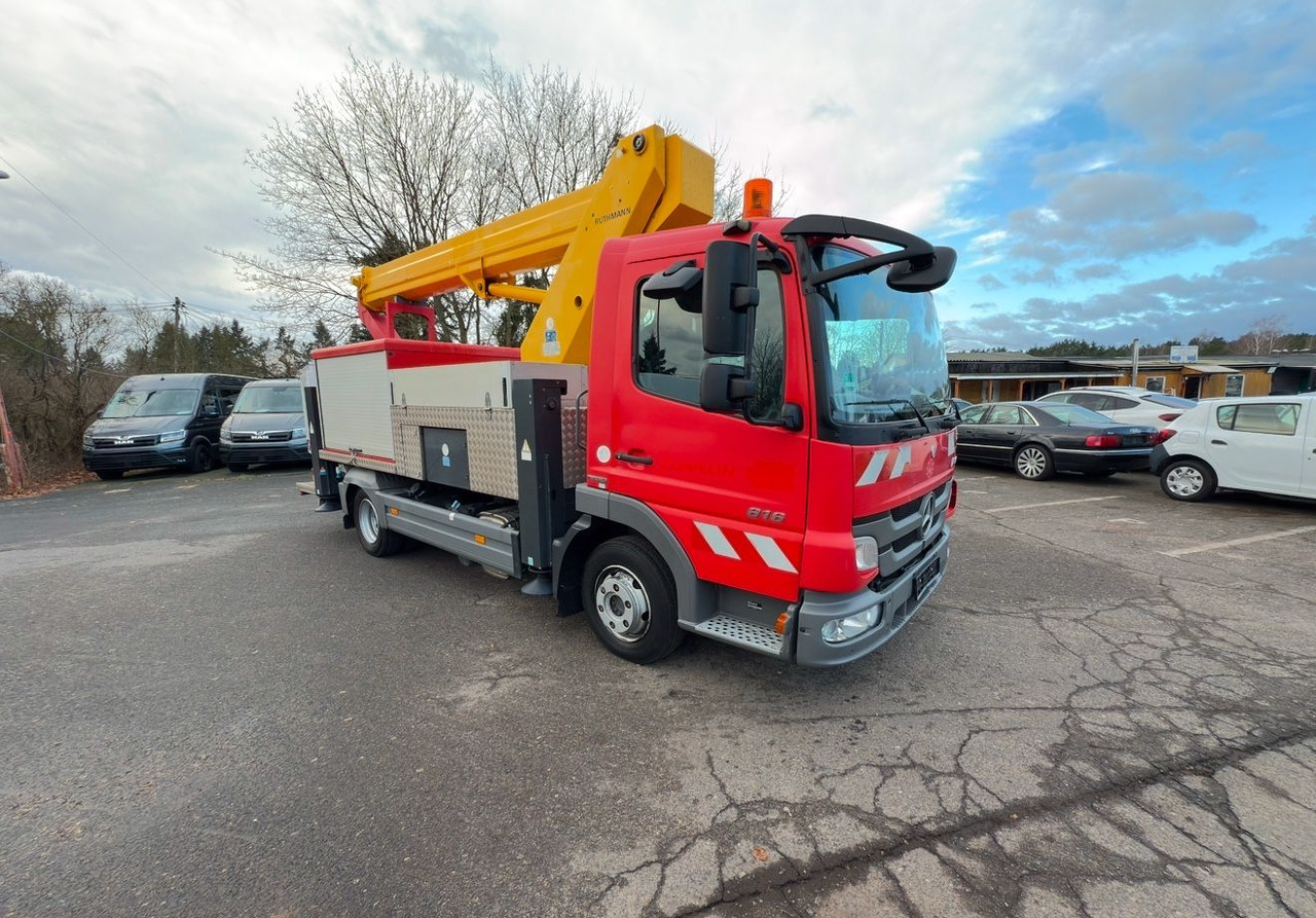 Mercedes-Benz Atego 816 2 4-Zyl. 4x2 Hebebühne - פלטפורמה אווירית מותקנת על משאית: תמונה 2 Mercedes-Benz Atego 816 2 4-Zyl. 4x2 Hebebühne - פלטפורמה אווירית מותקנת על משאית: תמונה 2