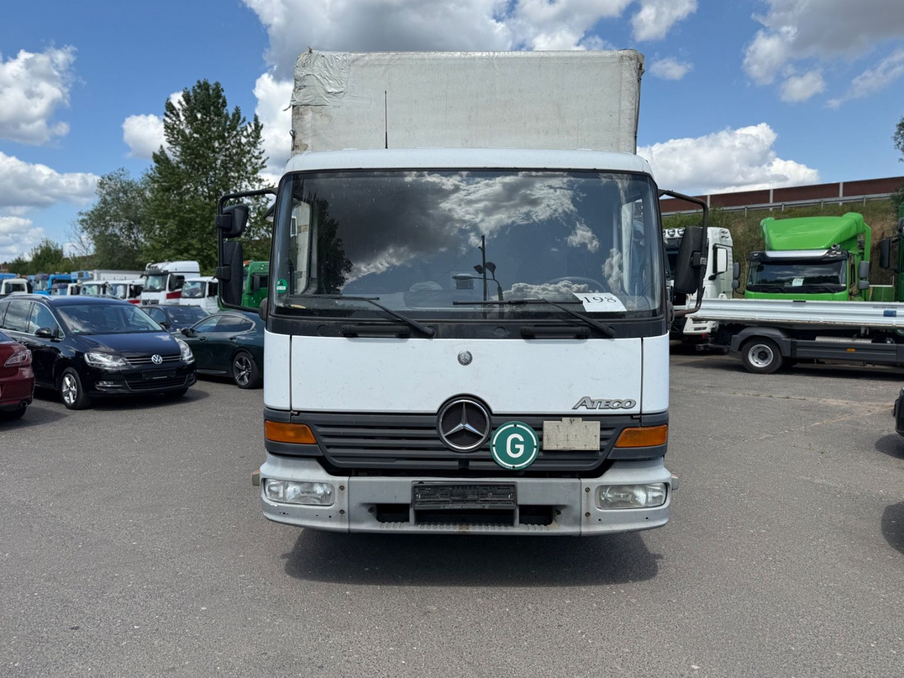 Mercedes-Benz Atego 817 - משאית וילונות צד: תמונה 1 Mercedes-Benz Atego 817 - משאית וילונות צד: תמונה 1