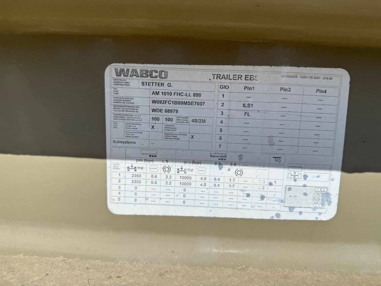 מערבל בטון סמיטרליילר Stetter Mischer-Mixer Typ AM 10 FH Betonmischer: תמונה 8