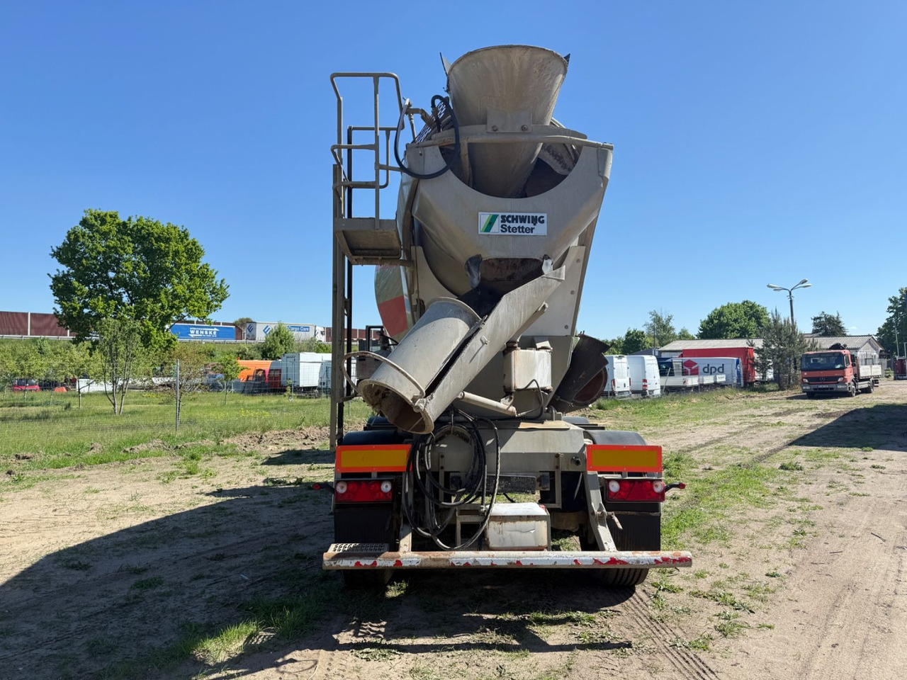 מערבל בטון סמיטרליילר Stetter Mischer-Mixer Typ AM 10 FH Betonmischer: תמונה 7