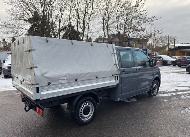 Volkswagen T5 Transporter Pritsche Pritsche Doppelkabine - כלי רכב מסחרי עם וילונות צד: תמונה 4 Volkswagen T5 Transporter Pritsche Pritsche Doppelkabine - כלי רכב מסחרי עם וילונות צד: תמונה 4