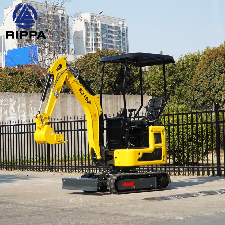 Rippa R319 Pilot Control|Kubota Engine|Euro 5|CE|Telescopic chassis|Lateral swing mini excavator - מיני מחפר: תמונה 1 Rippa R319 Pilot Control|Kubota Engine|Euro 5|CE|Telescopic chassis|Lateral swing mini excavator - מיני מחפר: תמונה 1